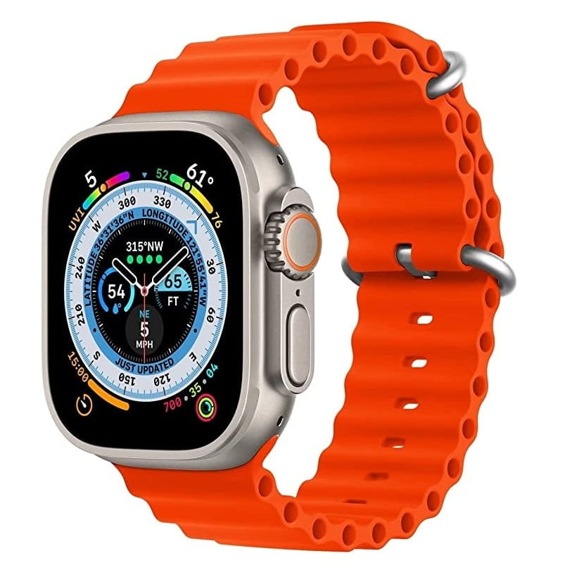 Blulory Glifo 8 Ultra Smartwatch (Orange) - Gadgets360.pk