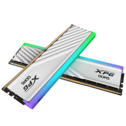 XPG 64GB 6000MHz LANCER BLADE DDR5 DESKTOP  RGB ( Dual Pack  32 x 2 )  (WHITE)  (CL 30-40-40)