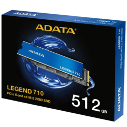 ADATA LEGEND 710 512GB PCIe Gen3 x4 M.2 2280 SSD