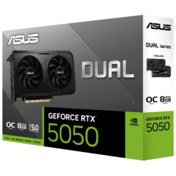 ASUS Dual GeForce RTX™ 5050 8GB GDDR6 OC Edition Graphic Card