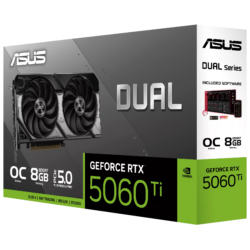 ASUS Dual GeForce RTX™ 5060 Ti 8GB GDDR7 OC Edition Graphic Card