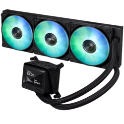 ASUS MAX Gaming LC 360 ARGB LCD Liquid Cooler Black