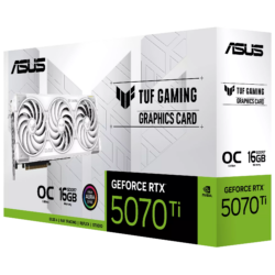 ASUS TUF Gaming GeForce RTX™ 5070 Ti 16GB GDDR7 White OC Edition Graphic Card