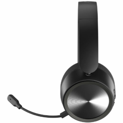 Aula A600 Quad-Mode 53mm Driver, Flagship-Level Detachable Mic Wireless Headphone Black