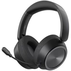 Aula A600 Quad-Mode 53mm Driver, Flagship-Level Detachable Mic Wireless Headphone Black