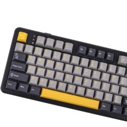 AULA F108 PRO Mechanical Keyboard Gray Orange Deep Gray Reaper Switch