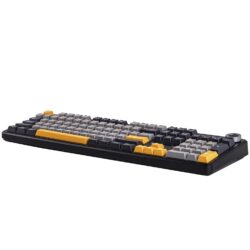 AULA F108 PRO Mechanical Keyboard Gray Orange Deep Gray Reaper Switch
