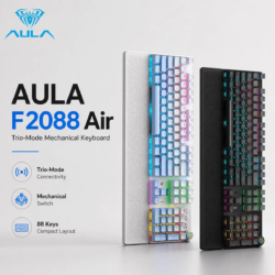 AULA F2088 Air Mechanical Gaming Keyboard Gradient Blue Brown Switch