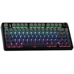 AULA F75 Pro 75% Tri-Mode Wireless Mechanical Keyboard – Gradient Grey (Reaper Switch)