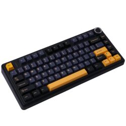 AULA F75 75% Tri-Mode Wireless Mechanical Keyboard – Thunder Black (Graywood V3 Switch)