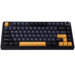 AULA F75 75% Tri-Mode Wireless Mechanical Keyboard – Thunder Black (Graywood V3 Switch)