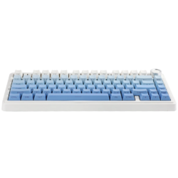 AULA F75 Pro 75% Gasket Wireless Mechanical Keyboard Gradient Blue Side-Engraved Keycaps Star Vector  Switch
