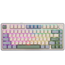 AULA F75 75% Gasket Wireless Mechanical Keyboard Cedar Green Reaper Switch
