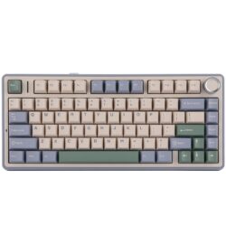AULA F75 75% Gasket Wireless Mechanical Keyboard Cedar Green Reaper Switch