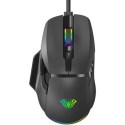 AULA F815 Wired Gaming Mouse Black