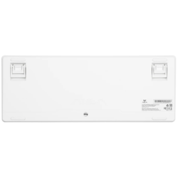 AULA F87 PRO V2 TKL Gasket-Mounted Wireless Gaming Keyboard White Contour Star Vector Switch