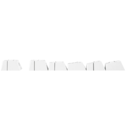AULA F87 PRO V2 TKL Gasket-Mounted Wireless Gaming Keyboard White Contour Star Vector Switch