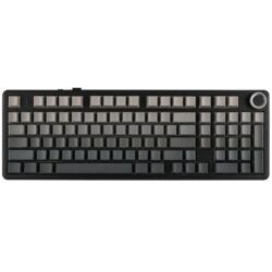 AULA F99 PRO Layout Gasket-Mounted Triple-Mode Mechanical Keyboard Gradient grey side-engraved keycaps Nimbus switch V3