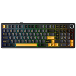 AULA F99 Pro Knob Mechanical Keyboard Thunder Black Star Vector Switch