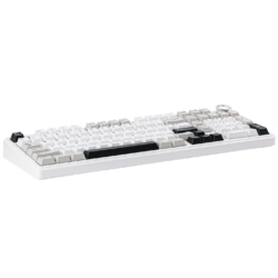 AULA F99 Pro Knob Mechanical Keyboard Light Grey + White + Dark Grey Star Vector Switch