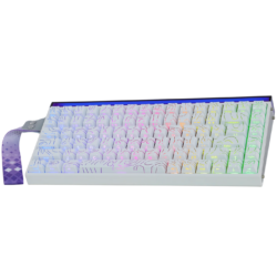 AULA Hero 84 HE Wired Magnetic Gaming Keyboard White Contour Black King Magnetic Switch