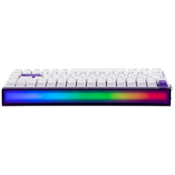 AULA Hero 84 HE Wired Magnetic Gaming Keyboard White Purple – Black King Magnetic Switch