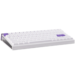 AULA Hero 84 HE Wired Magnetic Gaming Keyboard White Purple – Black King Magnetic Switch