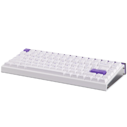 AULA Hero 84 HE Wired Magnetic Gaming Keyboard White Purple – Black King Magnetic Switch