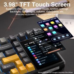 AULA L99 Smart-Screen Mechanical Keyboard BlackStorm – Raindrop Switch