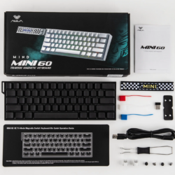 AULA Mini60 HE Magnetic Gaming Keyboard Black Side Engraved – Stormrise Magnetic Switch