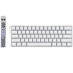AULA MINI60 HE Pro 60% Tri-Mode Wireless Hall Effect Gaming Keyboard – White (Mistcloud Switch)