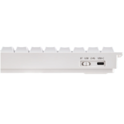 AULA MINI60 HE Pro 60% Tri-Mode Wireless Hall Effect Gaming Keyboard – White (Mistcloud Switch)