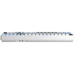 AULA S100 PRO Tri-Mode Mechanical Gaming Keyboard Light Blue + White + Black Purple – Red Switch