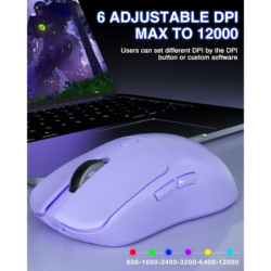 AULA SC580X Tri-Mode Wireless Gaming Mouse White