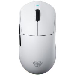AULA V9 Pro Ultra-Lightweight Tri-Mode PAW3395 Sensor, 26,000 DPI, Dual 8K Polling Rate, Omron Optical Switches Wireless Gaming Mouse White