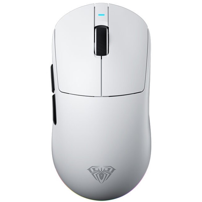 AULA V9 Pro Ultra-Lightweight Tri-Mode PAW3395 Sensor, 26,000 DPI, Dual 8K Polling Rate, Omron Optical Switches Wireless Gaming Mouse White AULA V9 Pro Ultra-Lightweight Tri-Mode PAW3395 Sensor, 26,000 DPI, Dual 8K Polling Rate, Omron Optical Switches Wireless Gaming Mouse White