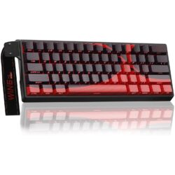 AULA WIN60 HE Max 60% Wired Hall Effect Gaming Keyboard – Black/Red (Wing Chun Switch)