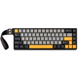 AULA WIN68 HE Max 65% Wired Hall Effect Gaming Keyboard – Grey/Yellow/Black (Wing Chun Switch)