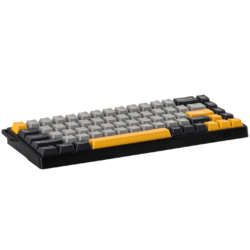 AULA WIN68 HE Max 65% Wired Hall Effect Gaming Keyboard – Grey/Yellow/Black (Wing Chun Switch)