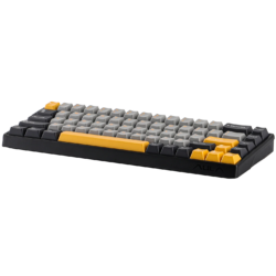 AULA WIN68 HE Max 65% Wired Hall Effect Gaming Keyboard – Grey/Yellow/Black (Wing Chun Switch)