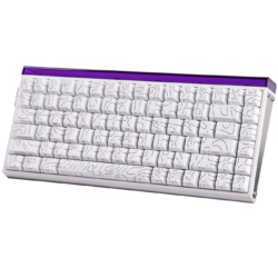 AULA Hero 84 HE Wired Magnetic Gaming Keyboard White Contour Black King Magnetic Switch