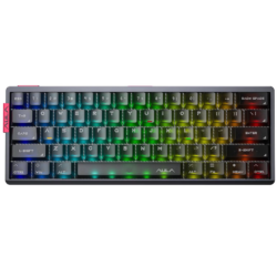 AULA AG60 Pro Translucent Edge-Lit Keycaps Aether Magnetic Switch – Black Frosted