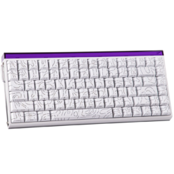 AULA Hero 84 HE Wired Magnetic Gaming Keyboard White Contour Black King Magnetic Switch