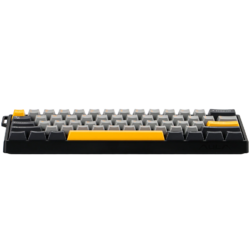AULA WIN60 HE Max 60% Wired Hall Effect Gaming Keyboard – Grey/Yellow/Black (Wing Chun Switch)