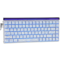 AULA Hero 84 HE Wired Magnetic Gaming Keyboard White Contour Black King Magnetic Switch