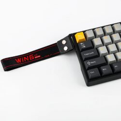 AULA WIN60 HE Max 60% Wired Hall Effect Gaming Keyboard – Grey/Yellow/Black (Wing Chun Switch)