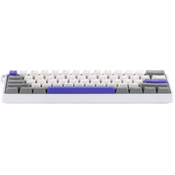 AULA WIN60 HE Max 60% Wired Hall Effect Gaming Keyboard – White/Grey/Blue (Wing Chun Switch)