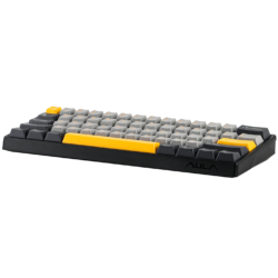 AULA WIN60 HE Max 60% Wired Hall Effect Gaming Keyboard – Grey/Yellow/Black (Wing Chun Switch)