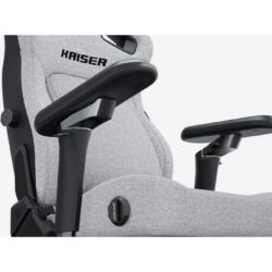AndaSeat Kaiser 4 XL 6D Armrest Gaming Chair Ash Grey Fabric