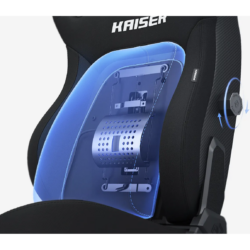 AndaSeat Kaiser 4 XL 6D Armrest Gaming Chair Carbon Black Fabric